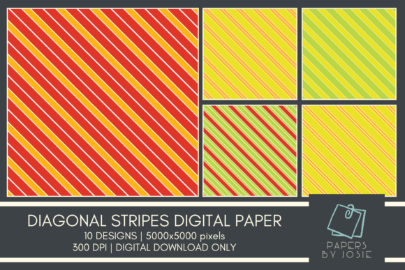 Download Diagonal Stripes Design Digital Paper - Premium Resources