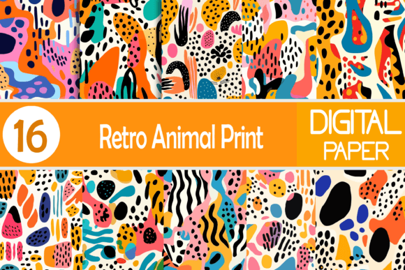 Download Retro Animal Print - Retro Collection