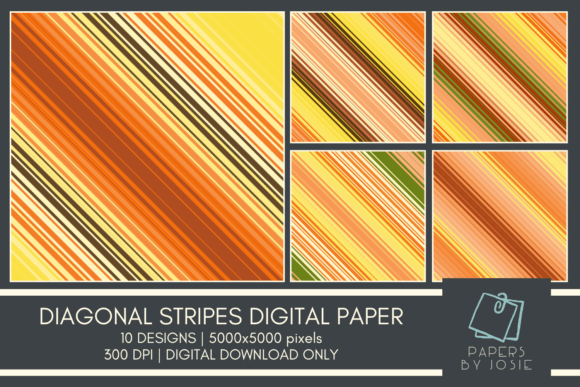 Download Diagonal Stripes Design Digital Paper - Premium Resources