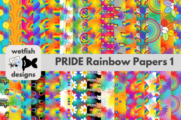 Download PRIDE Rainbow Background Printable Paper - Premium Resources